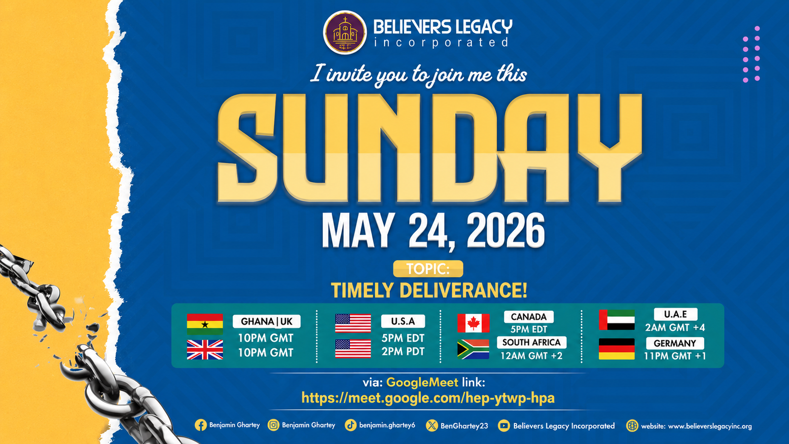 Sermon thumbnail: Timely Deliverance