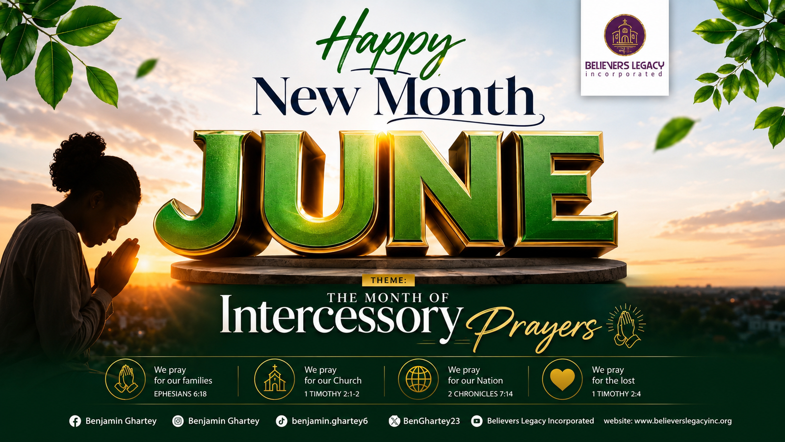 Sermon thumbnail: June Intercessory Prayers Pt. 3